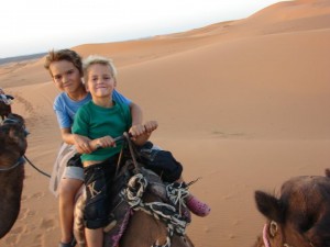 Emile and Peter in Morocco.