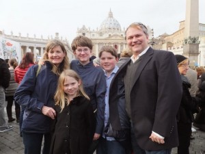 Family at St Peters